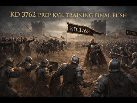 FINAL PUSH! ⏳ Pre-KvK Training Stage in 3672: No Speedups Left! | Rise Of Kingdoms