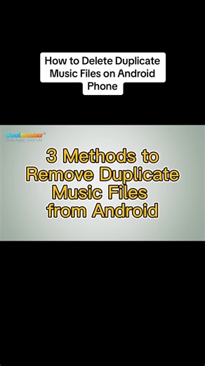 How to remove duplicate music files from Android phone #howto #delete #duplicatemusic #androidphone #Coolmuster