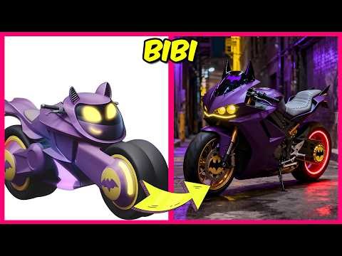 ✨🦇Batwheels Characters In Real Life + Emoji Quiz + Their Favorite Snacks, Drinks & More! | Bibi, Bam