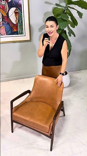Danish Modern Leather Sculpted Lounge Chairs by Ib Kofod-Larsen