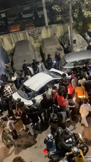 TAXI ACCIDENT LIVE FOOTAGE SHASTRI PARK 😲❤️‍🩹