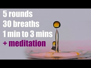 [Wim Hof] 5 rounds Guided Breathing Technique with Sound Healing Session + Meditation