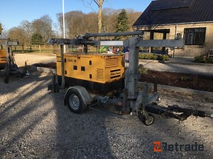 Atlas Copco QAS18 YDS Generator med lys tårn / Generator with light tower