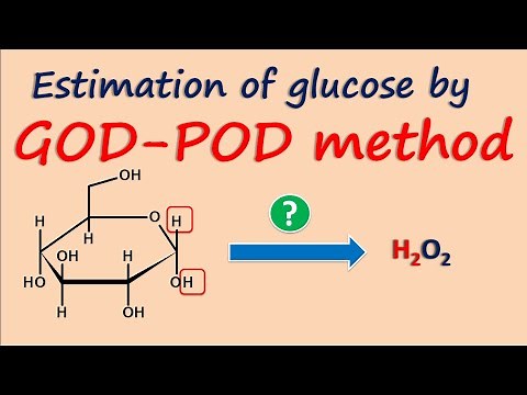 GOD-POD method for estimation of glucose
