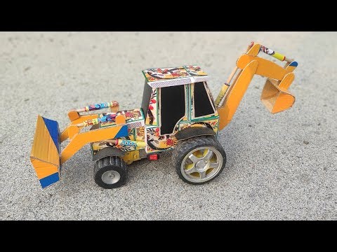 Diy tractor mini Bulldozer to making concrete road | Construction Vehicles, Road Roller