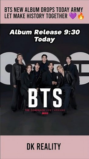 BTS New Album Drops Today ARMY Let’s Make History Together #shorts #shortsfeed