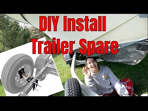 DIY: How To Mount a Spare Tire Holder on Your Boat Trailer (EASY!)