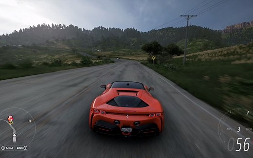 极限竞速地平线5 法拉利F8 Tributo、SF90、 California T ＆512TR 车辆演示