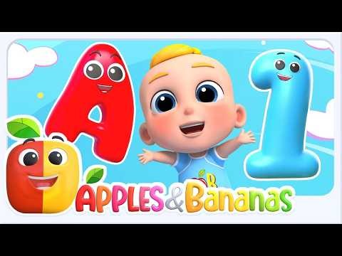 Baby Songs, Nursery Rhymes & More Learning Cartoons for Kids – Apples And Bananas #kidsrhymes