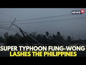 #Watch LIVE | Typhoon Fung-Wong Blows Away From Philippines, Leaving 2 Dead And Millions Displaced