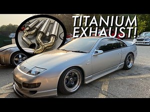 Fabricating a custom titanium exhaust for 300ZX and sound test
