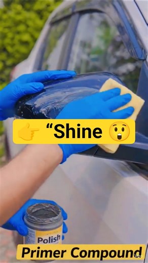 👉 Side Mirror Scratch 😨 Glass Shine Finish!#shorts #carcare #scratch #repair #polish
