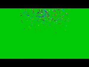 Confetti Green Screen Effect