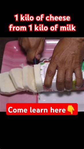 1 kilo of cheese from 1 kilo of milk!! In just 5 minutes!