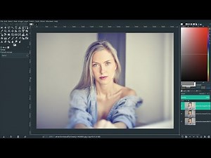 Frequency Separation and Colour Vibrancy in Gimp 2.10.6