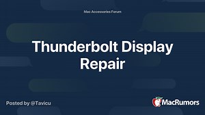 Thunderbolt Display Repair