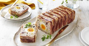 Chicken & Pork Terrine with Egg Centre Recipe - Australian Eggs