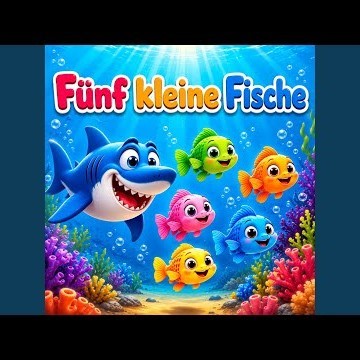 Fünf kleine Fische | Kinderlieder Deutsch
