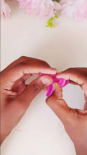 how to make pipe cleaner flower