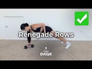 Dumbbell Renegade Rows (Tutorial + Tips) | Team Evolve
