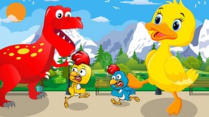 1.4M views · 21K reactions | Pato gigante de batalla de dinosaurio - Pollitos Pio pio pio - Canciones infantiles Dibujos animados Dibujos animados para niños Visita el canal de Galinha Magricela: https://cutt.ly/KpPDHhu #cancionesinfantiles #videosinfantiles #videosinfantileshd #bartolito #GallinaPintaditaPollitos #BartolitoPollitos | Videos Infantiles HD | Facebook