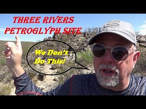 Three Rivers Petroglyph Site. Tularosa, New Mexico