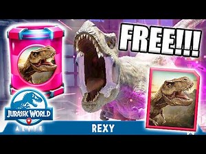 HOW TO GET REXY FOR FREE!!! (JURASSIC WORLD ALIVE)