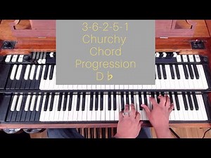 Churchy High Praise Progression | 3-6-2-5-1 | Hammond Organ Chords | C Sharp
