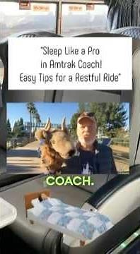 Sleep Comfortably in Amtrak Coach | Essential Tips #train #winklesmoose2022
