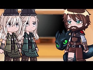 Past Dragon Riders React To Hiccup's Future || HTTYD || Gacha React