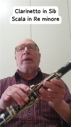 CLARINETTO IN SIb - Scala di Re minore - Clarinetto: Beniamino #clarinet