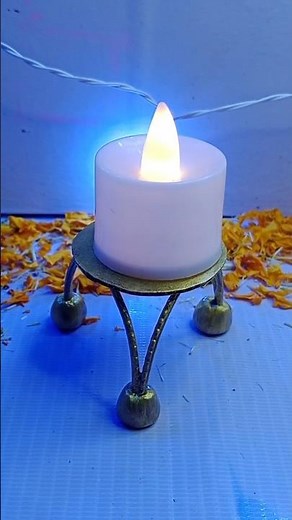 ✨ DIY Bangle Candle Holder | Beautiful Handmade Diya Stand for Diwali Decoration | Easy Craft Idea