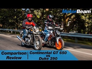 Royal Enfield Continental GT 650 vs KTM Duke 390 | MotorBeam