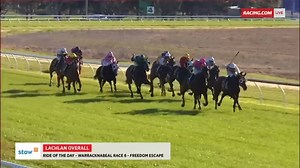 6.1K views · 63 reactions | Lachlan Overall wins the Stow Australia #RideOfTheDay for his last gasp victory on Freedom Escape  | Racing.com | Facebook