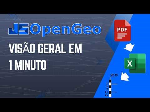 JS OpenGeo - Visão Geral em 1 minuto - automatize extração de dados de sondagens