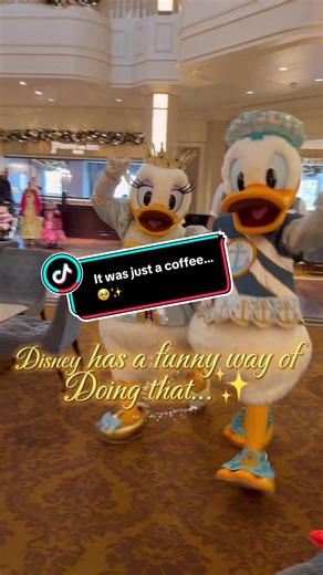 Sometimes the smallest Disney moments stay with you the longest…A simple coffee stop and a reminder of why Disney feels like home…🥹☕️✨✨ #disneylandparis #disneyparks #disneymemories #disney #disneyland