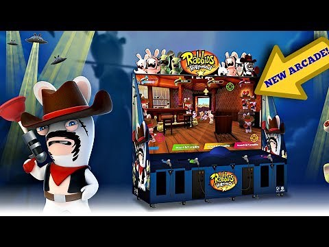 Arcade Game Play Rabbids Hollywood NEW Release!