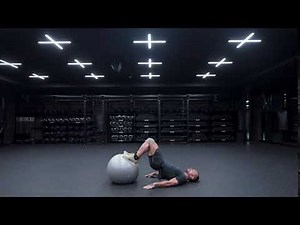 How To Swiss Ball Hamstring Curl