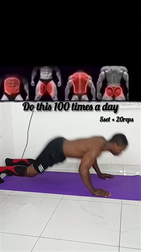 Benchristopher Ubi on Instagram: "Mike Tyson Push Ups For Beginners: Build Shredded Core & Abs. #coreworkout #absworkout #beginnerworkout"