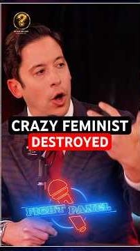 Michael Knowles DESTROYS Crazy Feminist's Argument FAST 😳 | Michael Knowles Fight Panel Debate