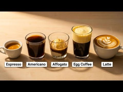 All Types of Coffees Explained in 13 Minutes