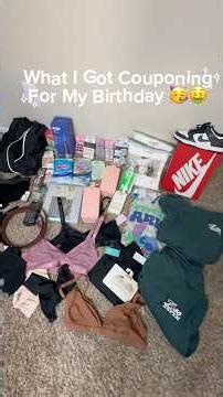 What I Got Couponing For My Birthday 🤑🥳🎈