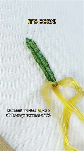 #itscorn #embroiderytutorial #stitching #handembroidery #handstitched | Embroidery Stitches