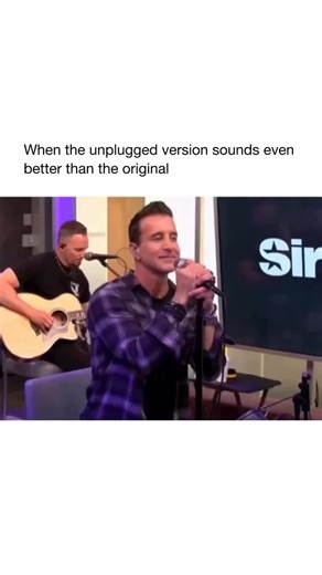 Good Music on Instagram: "An unplugged, or acoustic, performance of the song “One Last Breath” by the rock band Creed, recorded at SiriusXM. In an unplugged version the band plays with mostly acoustic instruments and a simpler setup, which makes the vocals and emotion stand out more. That is why a lot of people feel this version sounds even better than the original studio recording. Creed is an American rock band that started in Florida in 1994. They became very popular at the end of the ninetie