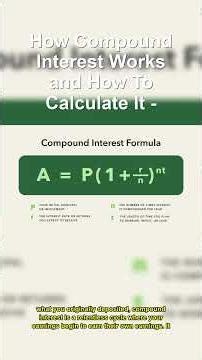 How Compound Interest Works and How To Calculate I
