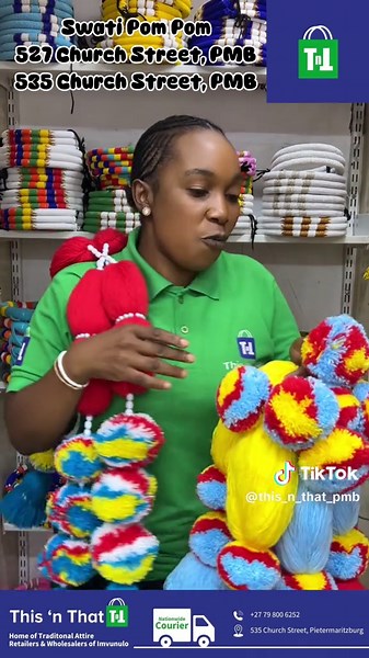 Swati Pom Poms at This 'n That - Pietermaritzburg