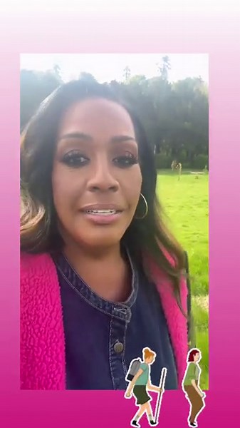 Alison Hammond behind the scenes of Bake Off (Instagram)