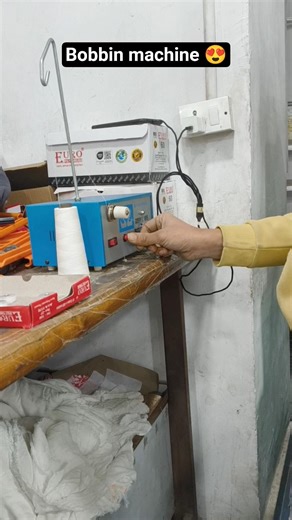 How to wind Bobbin in Embroidery Machine 🧵#shorts #viral #trending #embroidery #art #bobbin