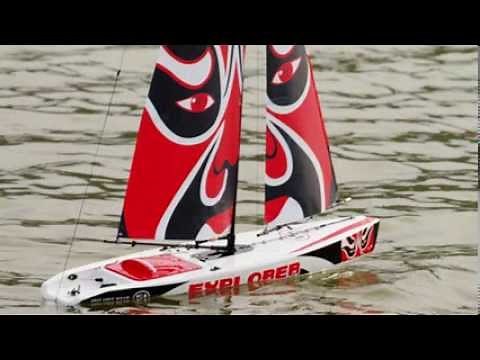 Joysway Caribbean Dragon Force Explorer Focus 2.4GHz RC Sail Boat Yacht