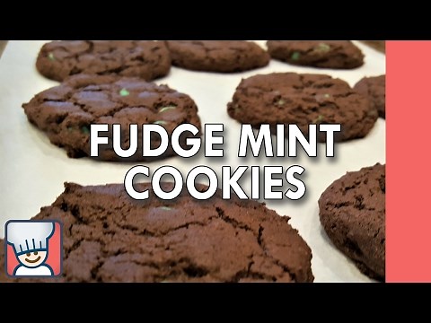 How to make fudge mint cookies
